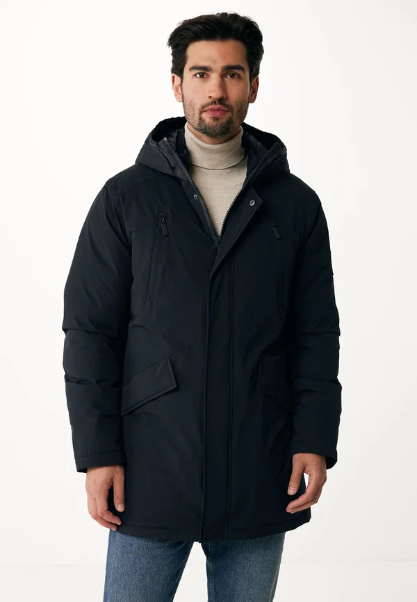 WITH FLAP POCKETS - Parka - black