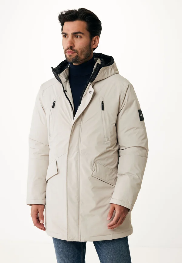 WITH FLAP POCKETS - Parka - light grey