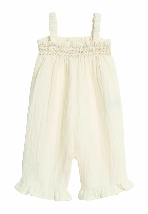 WITH FRILLS - Jumpsuit - beige