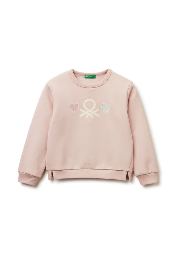 WITH GLITTERY PRINT - Sweatshirt - pink