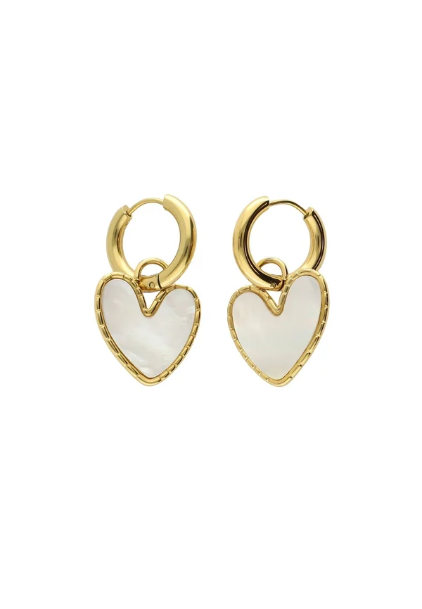 WITH HEART - Ohrringe - gold coloured