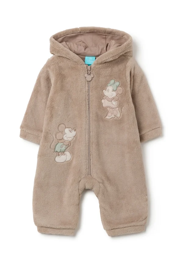 WITH HOOD - Jumpsuit - light beige