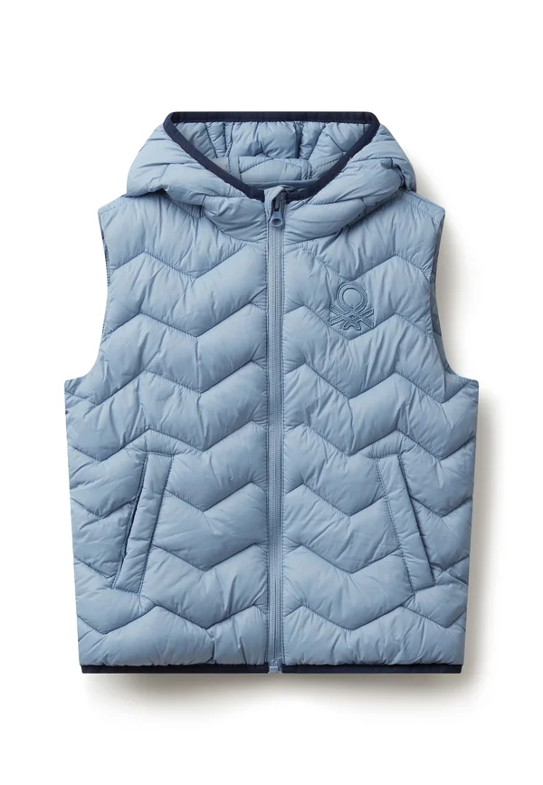 WITH HOOD  - Weste - blue