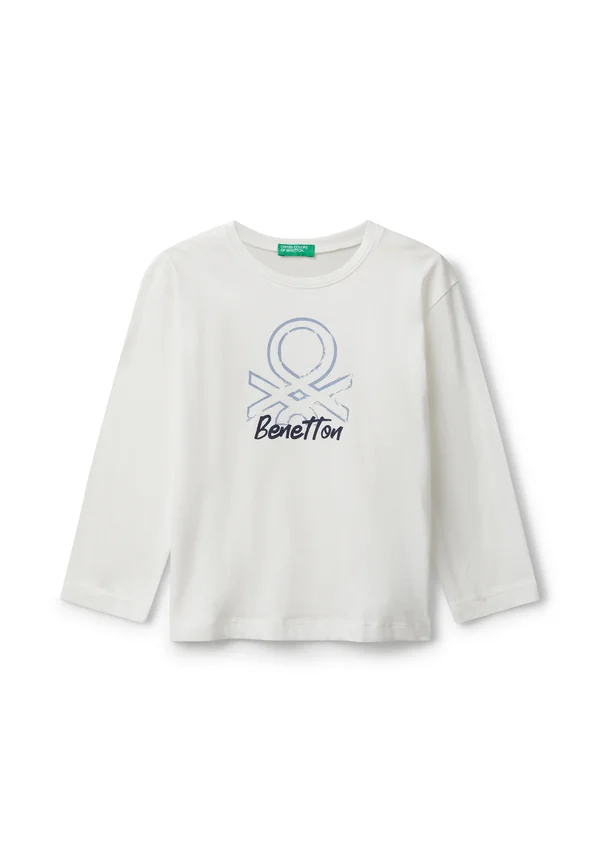 WITH LOGO - Langarmshirt - white