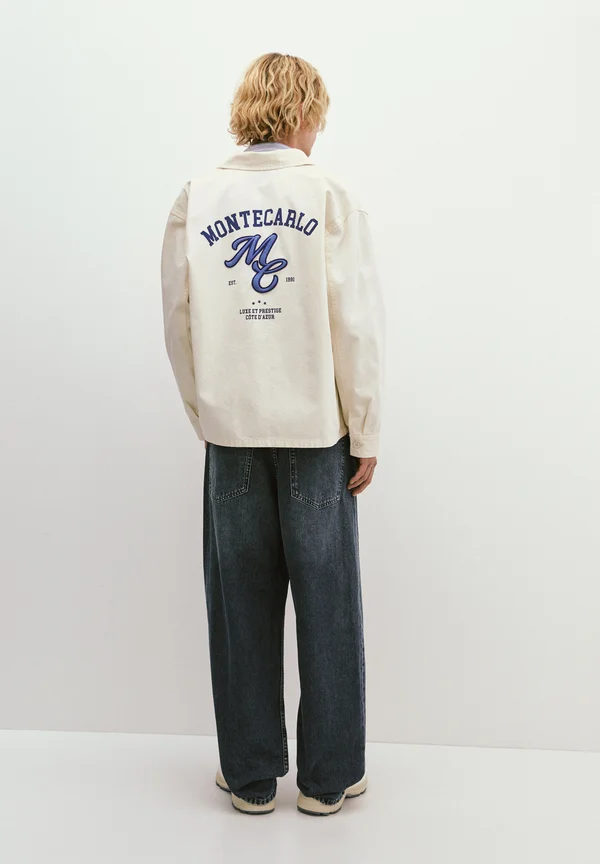 WITH PATCH - Übergangsjacke - sand