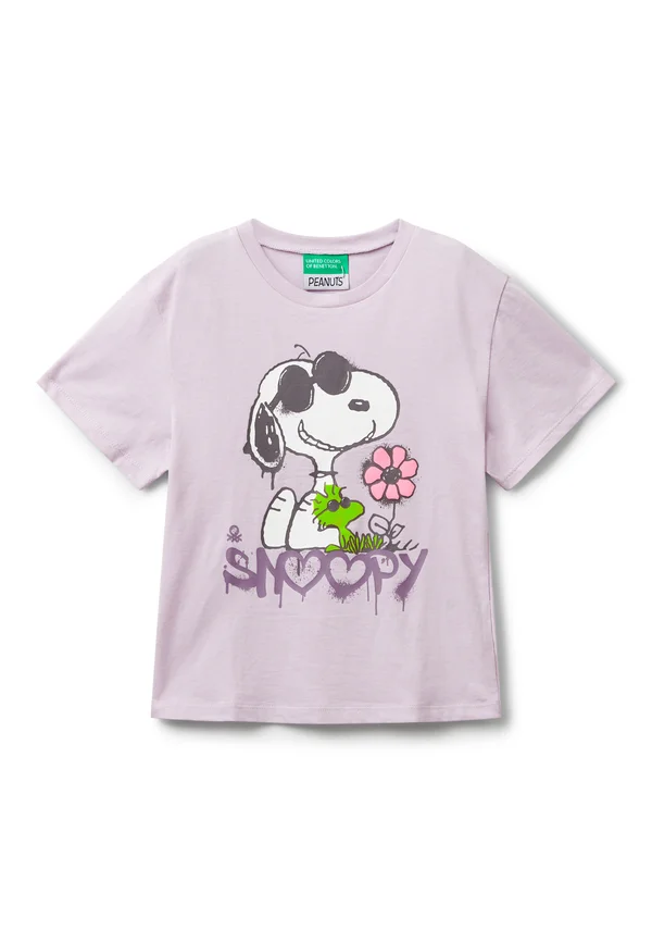 WITH PEANUTS  - T-Shirt print - violet