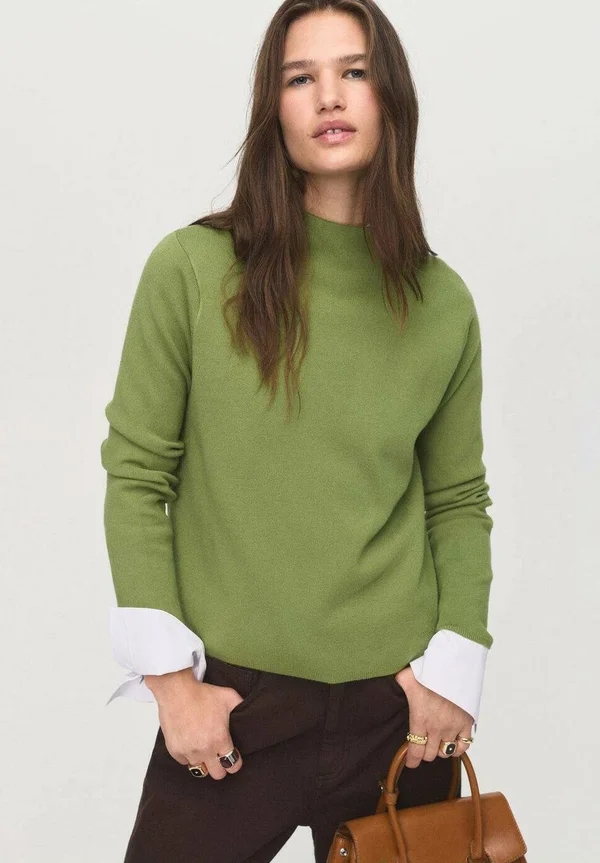 WITH PERKINS - Strickpullover - green