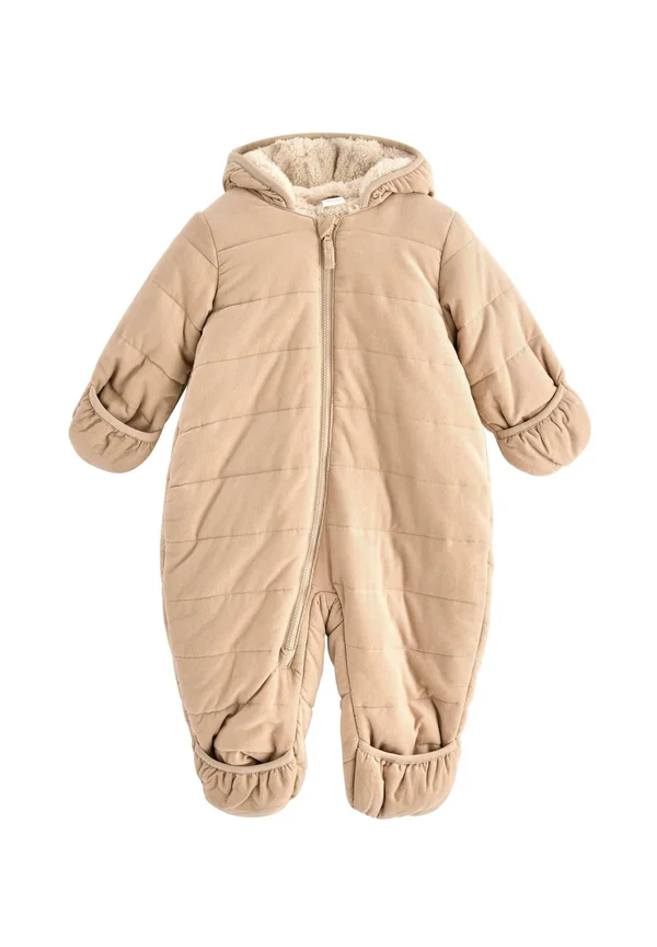 WITH PILE - Strampler - beige