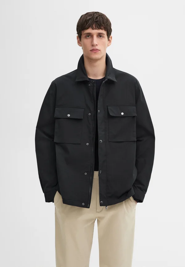 WITH POCKET DETAILS - Übergangsjacke - dark blue