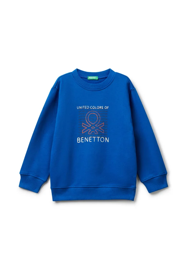 WITH PRINT - Sweatshirt - blue