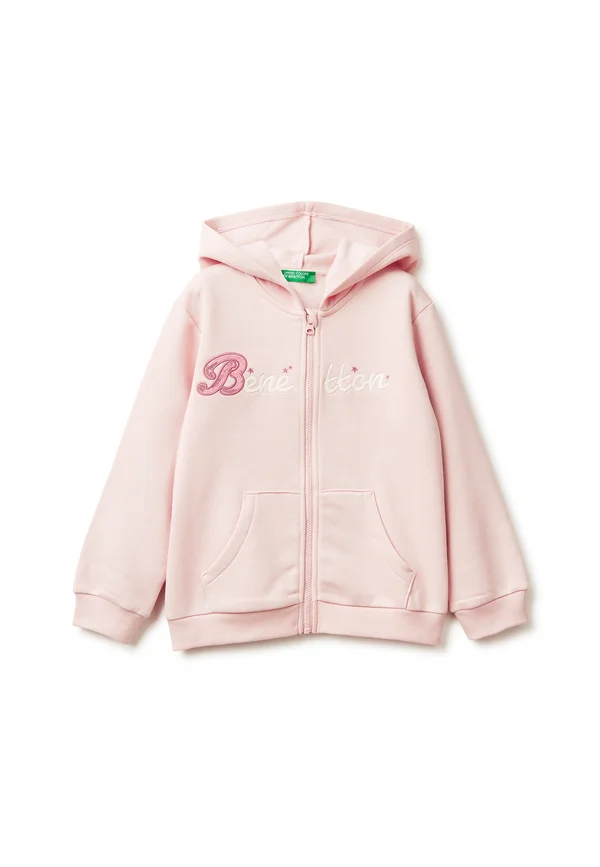 WITH  SEQUINS  - Sweatjacke - pink