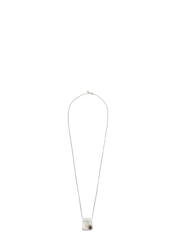 WITH STONE - Halskette - silver-coloured