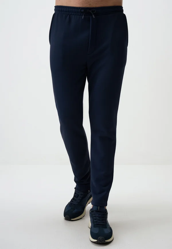 WITH TIE WAIST - Jogginghose - dark blue