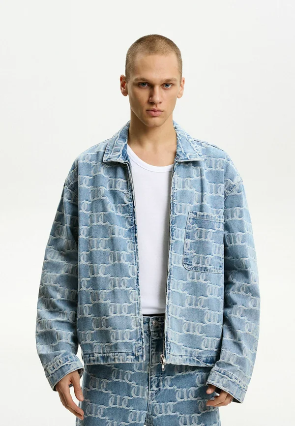 WITH ZIP  - Jeansjacke - light blue