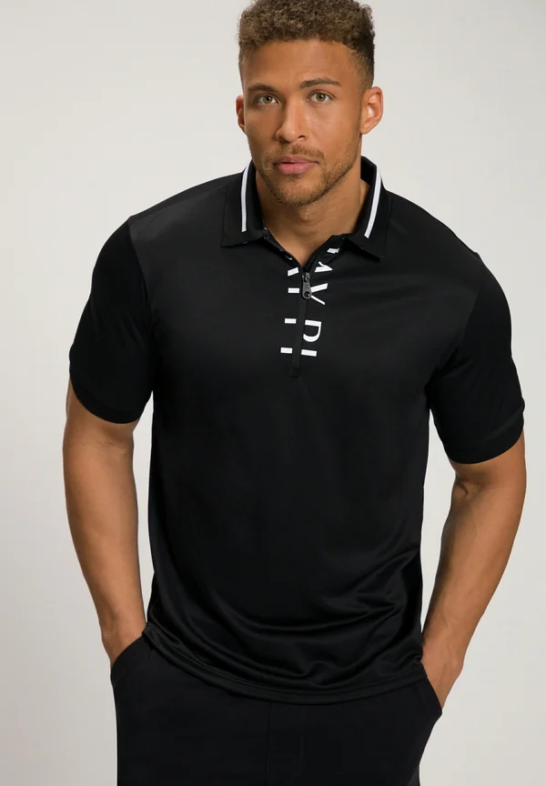WITH ZIP SHORTSLEEVE - Poloshirt - .