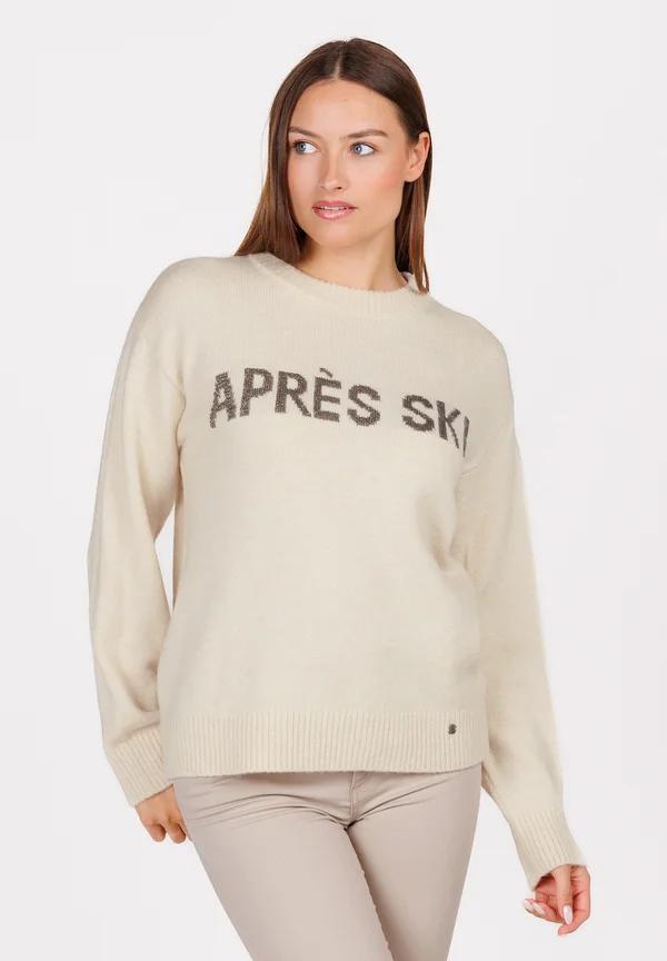 WKN APRES SKI - Strickpullover - offwhite