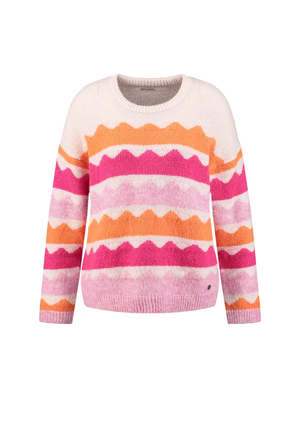 WKN WAVES ROUND - Strickpullover - pink
