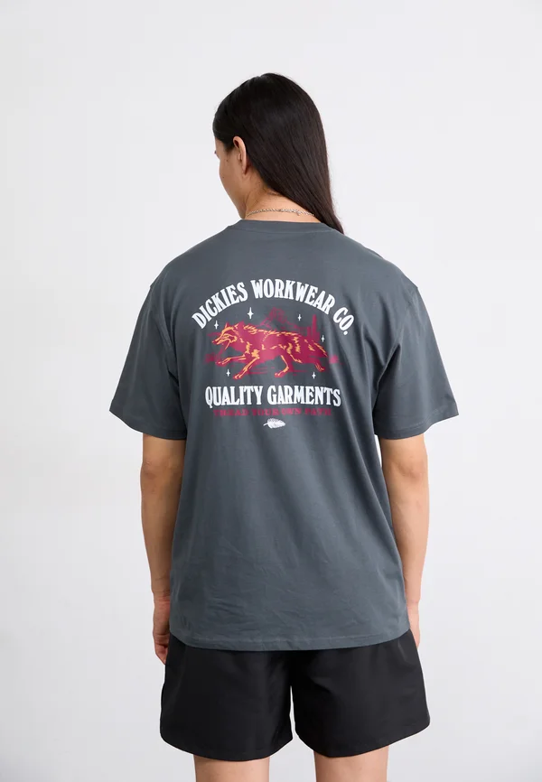 WOLF COUNTRY  - T-Shirt print - charcoal