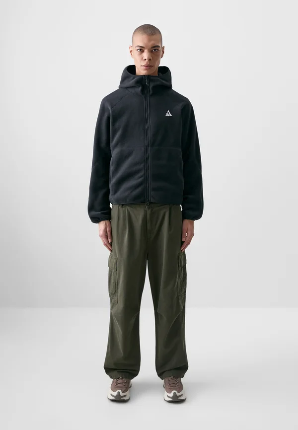 WOLF - Fleecejacke - black/anthracite/summit white