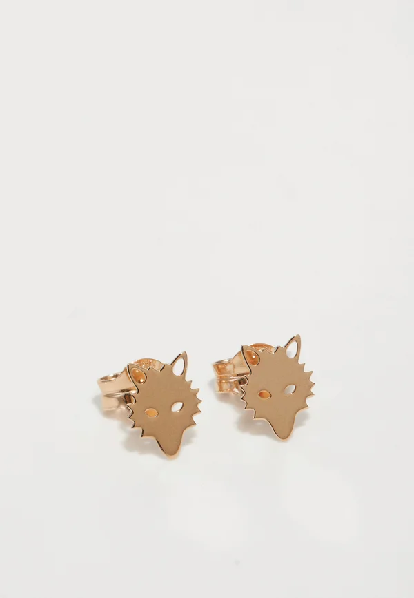 WOLF STUDS - Ohrringe - rose gold-coloured