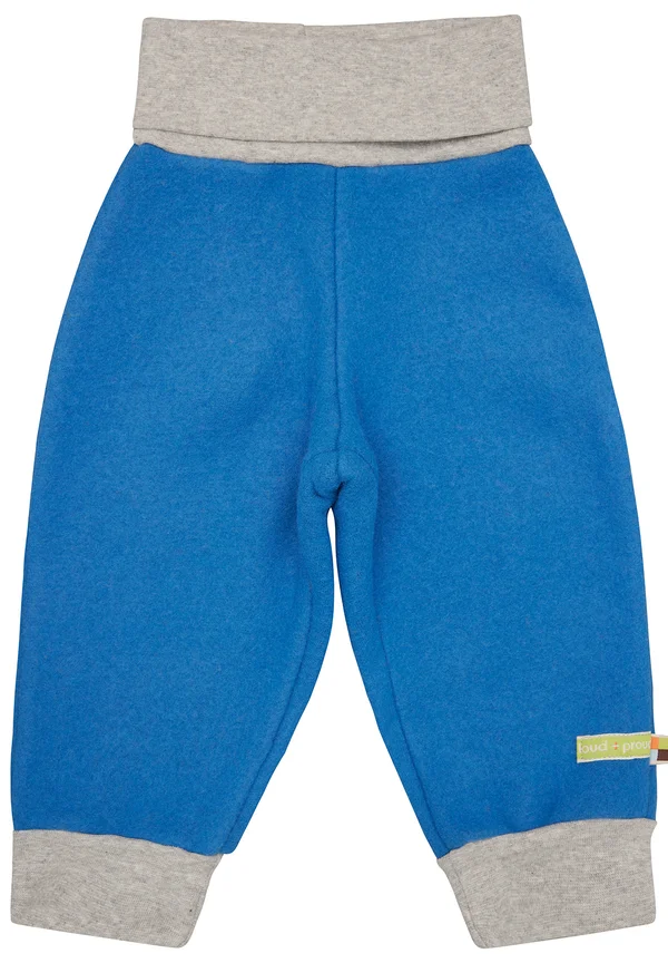WOLLFLEECE-HOSE - Jogginghose - azur