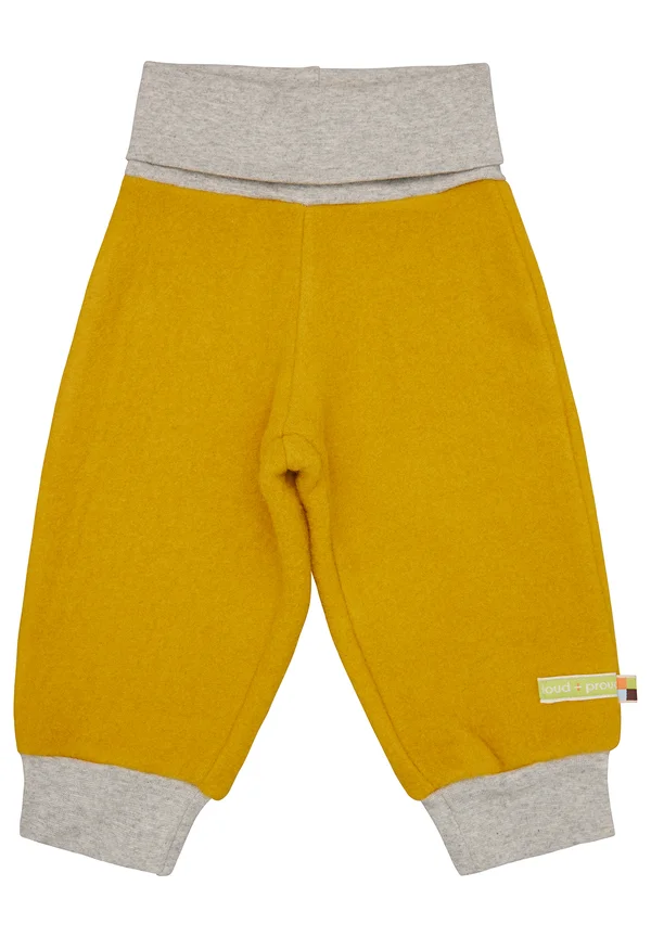 WOLLFLEECE-HOSE - Jogginghose - curry