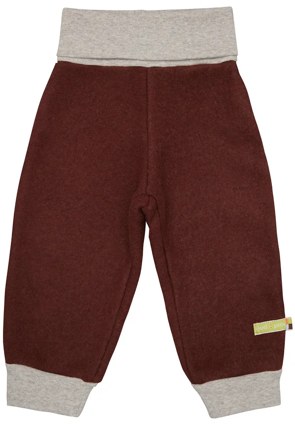 WOLLFLEECE-HOSE - Jogginghose - wood