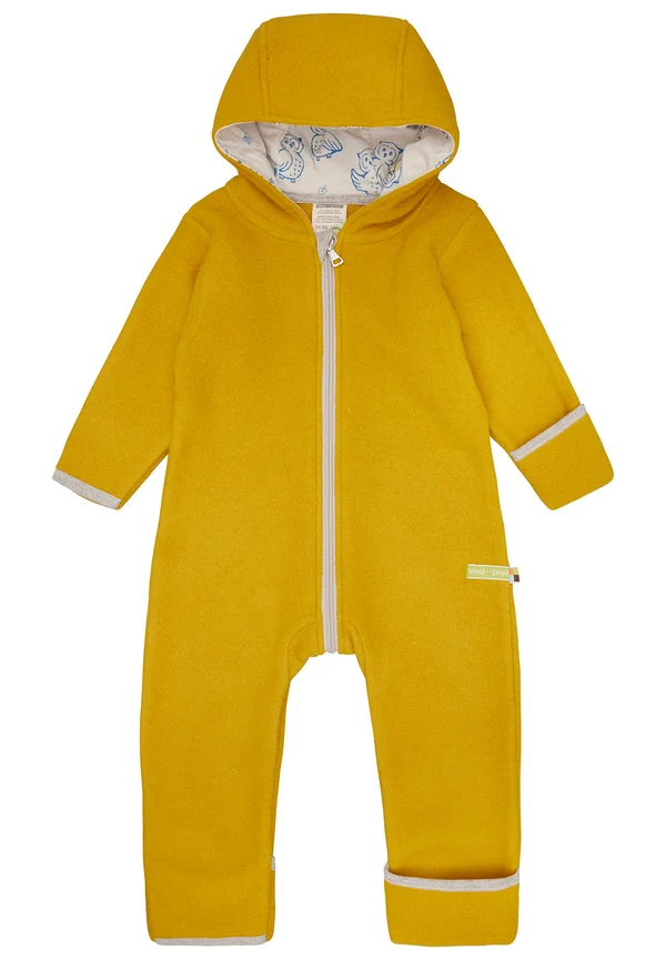 WOLLFLEECE-OVERALL - Jumpsuit - curry