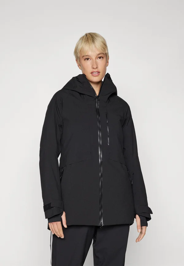WOMAN JACKET FIX HOOD - Skijacke - nero