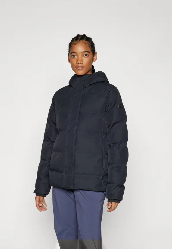 WOMAN JACKET FIX HOOD - Winterjacke - nero