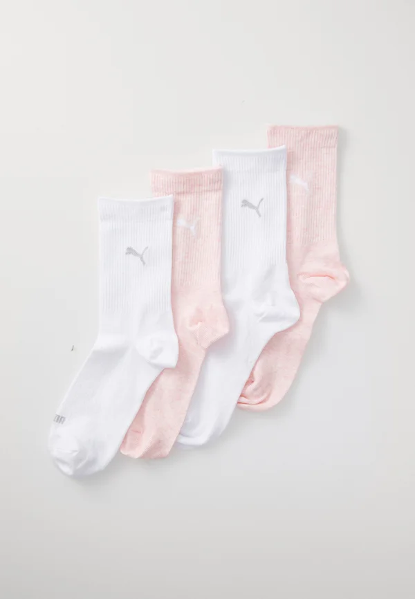 WOMEN 4 PACK - Socken - white/pink melange
