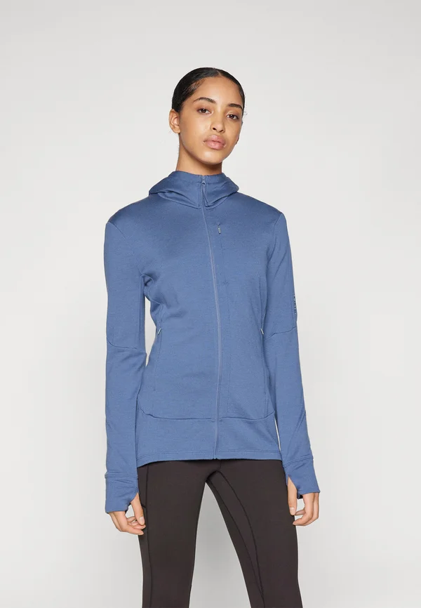 WOMEN QUANTUM ZIP HOODIE - Sweatjacke - dawn