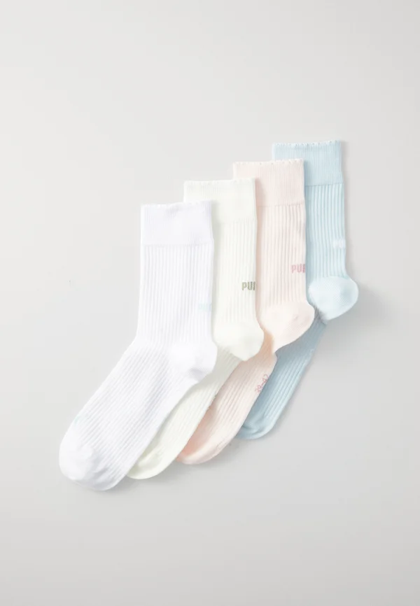 WOMEN SCALLOP EDGE 4 PACK - Socken - multicolor
