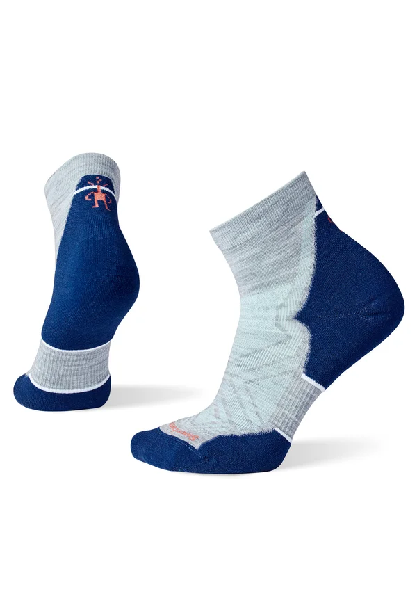 WOMEN'S RUN TARGETED CUSHION ANKLE SOCKS - Sportsocken - light gray