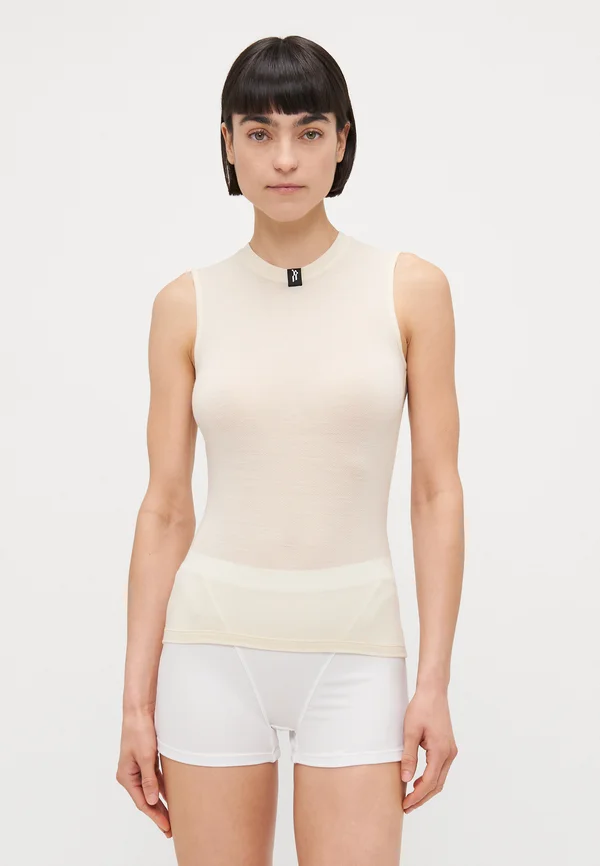 WOMENS ARC SLEEVELESS BASE LAYER - Unterhemd/-shirt - off white