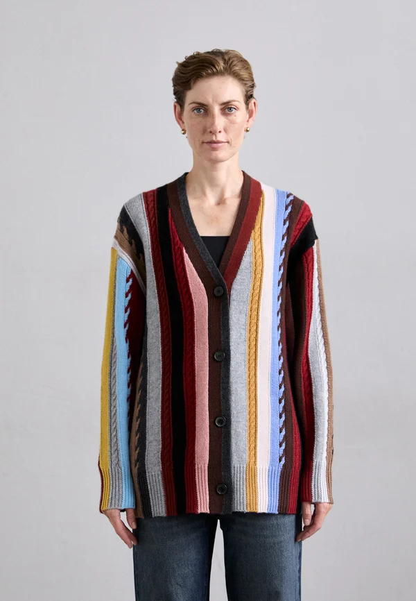 WOMENS CARDI BUTTON THRU - Strickjacke - multicolour
