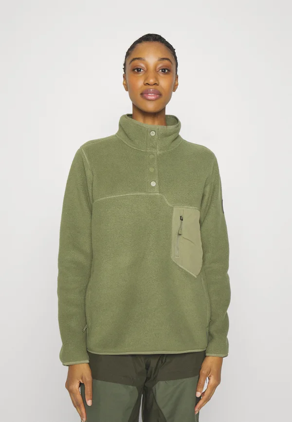 WOMENS CINDER  - Fleecepullover - forest moss