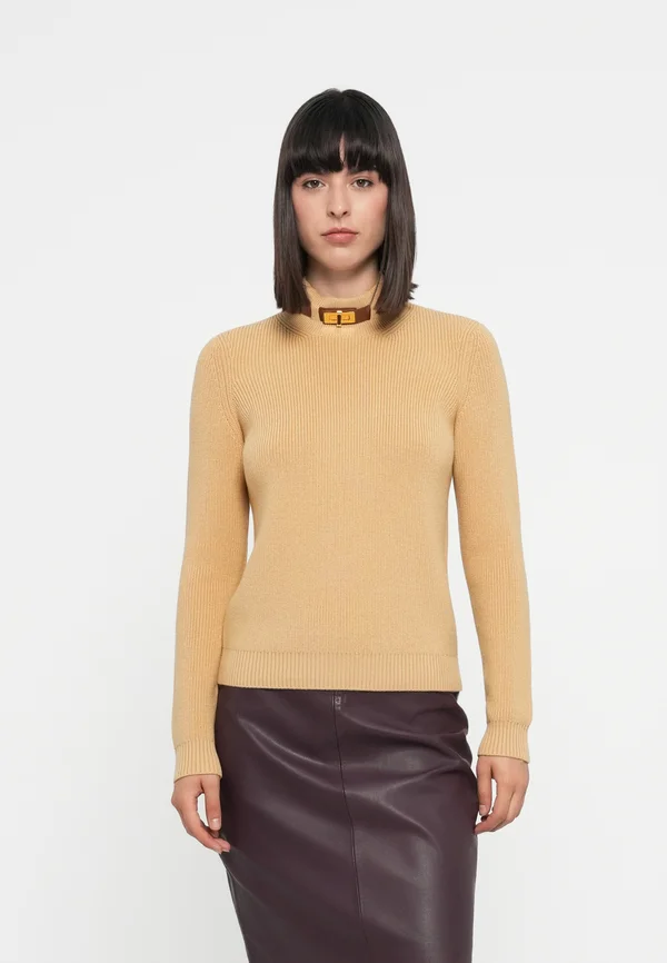 WOMENS KNITTED SWEATER - Strickpullover - honey