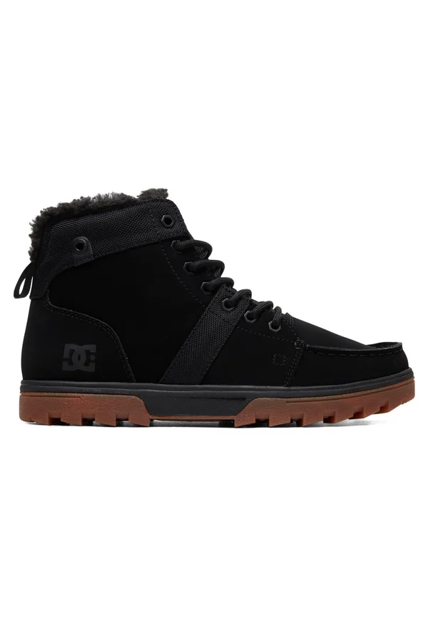 WOODLAND - Schnürstiefelette - black/gum