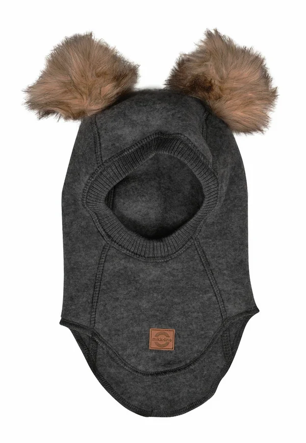 WOOL FULLFACE  - Kopftuch - anthracite melange