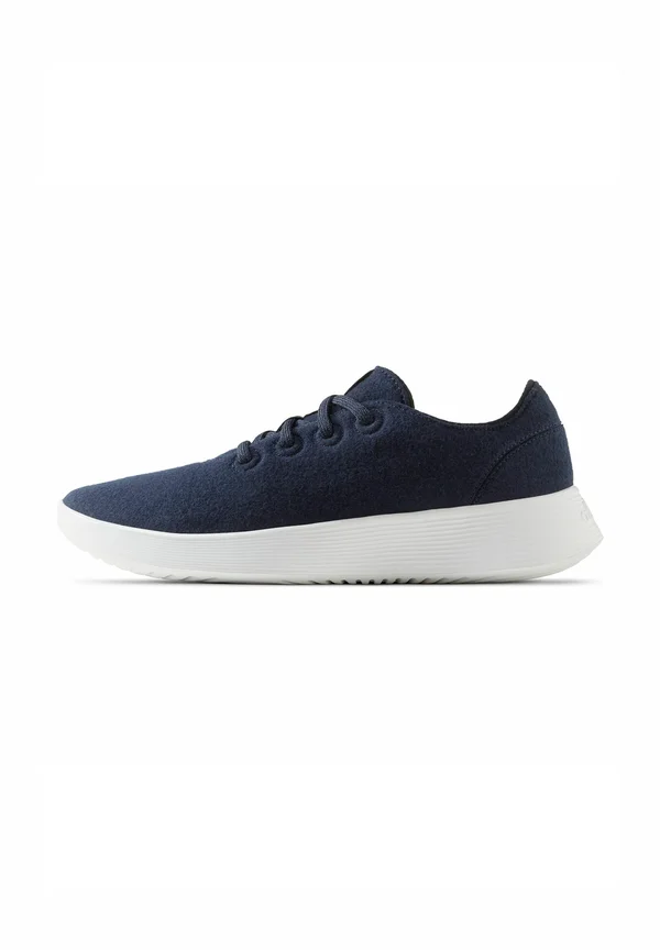 Wool Runner Go - Sneaker low - deep navy blizzard sole