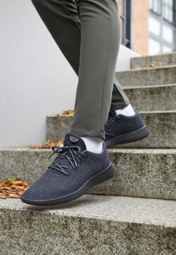 WOOL RUNNERS - Sneaker low - natural black