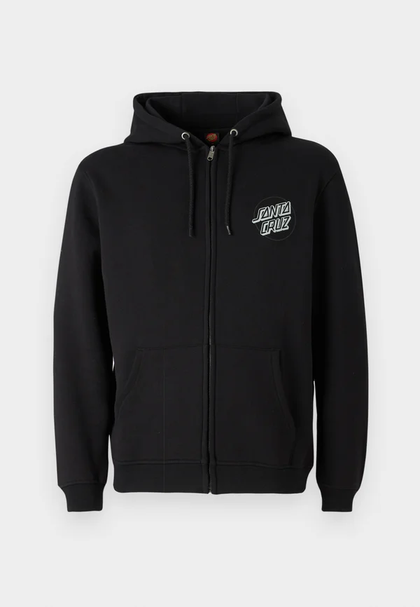WOOTEN DUO ZIP HOOD UNISEX - Sweatjacke - black