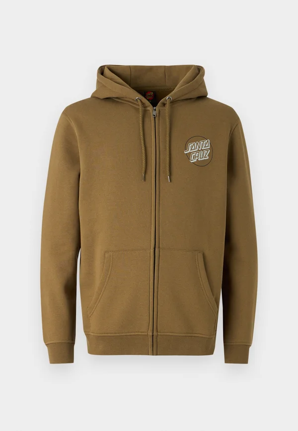 WOOTEN DUO ZIP HOOD UNISEX - Sweatjacke - uniform green