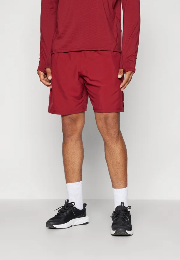 WORDMARK - Kurze Sporthose - cardinal/racer red