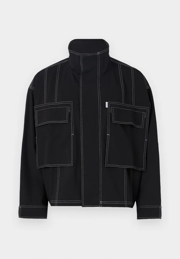 WORK JACKET OVERSIZE FIT UNISEX - Übergangsjacke - black