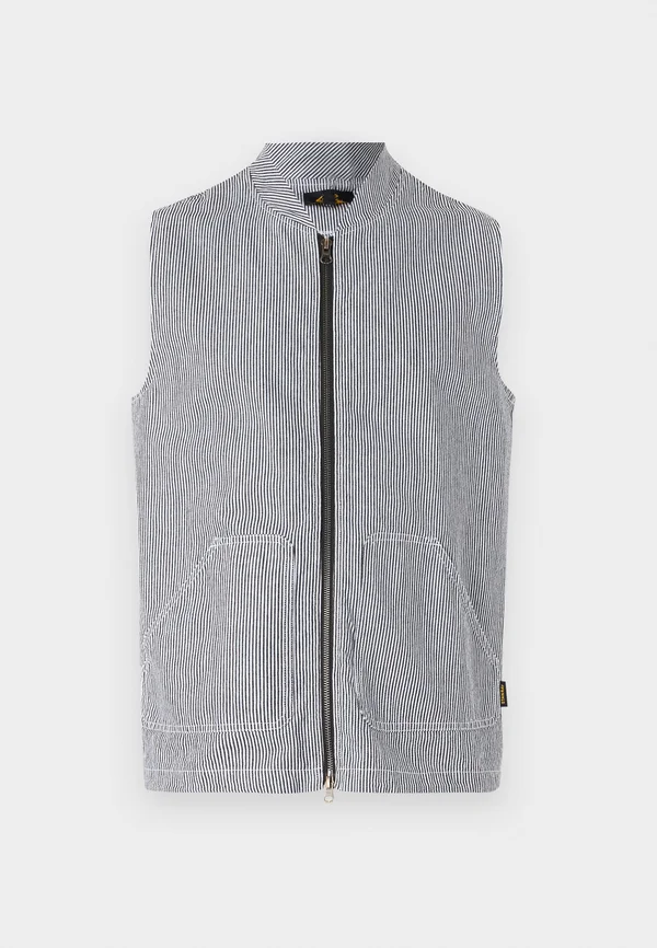 WORK UNISEX - Weste - aged hickory stripe