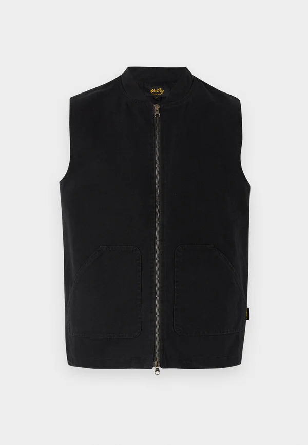 WORK UNISEX - Weste - washed black