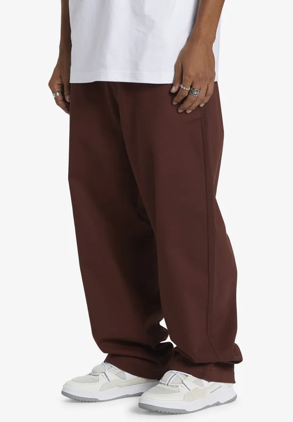 WORKER BAGGY - Chino - bitter chocolate
