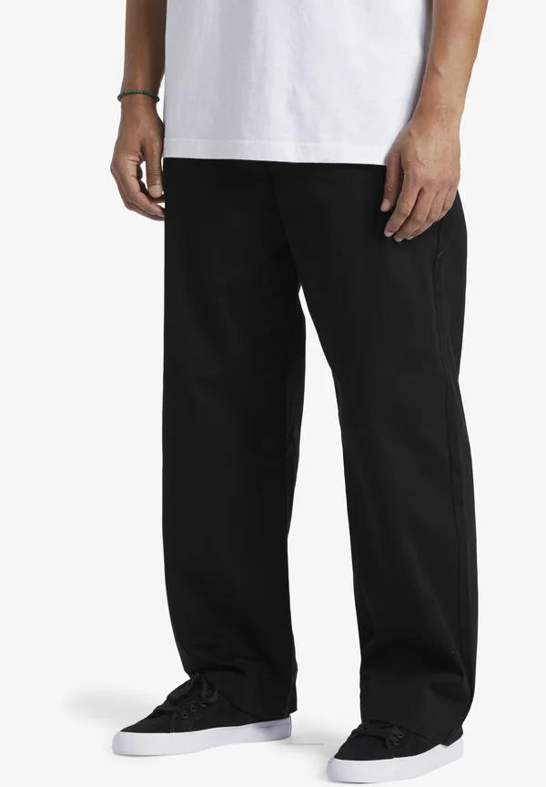 WORKER BAGGY - Chino - black
